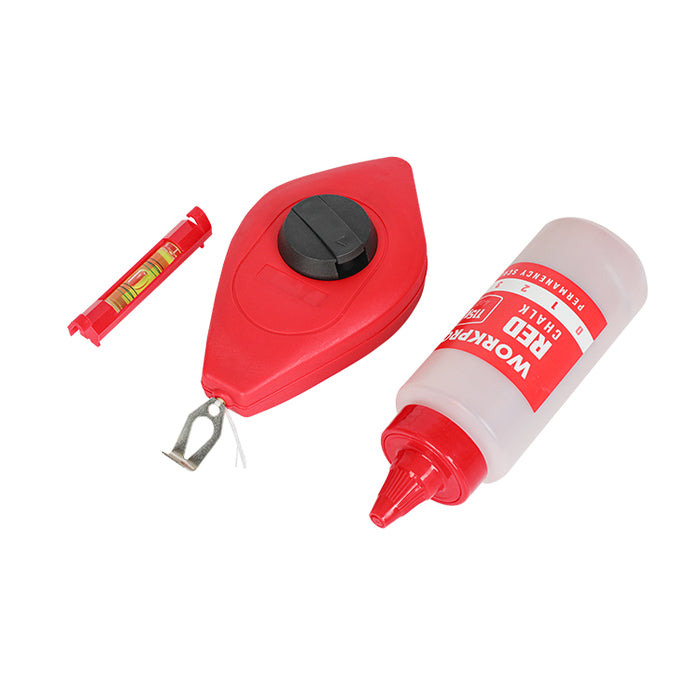 WORKPRO 30M Chalk Line Reel Set with Red Chalk carton of  36