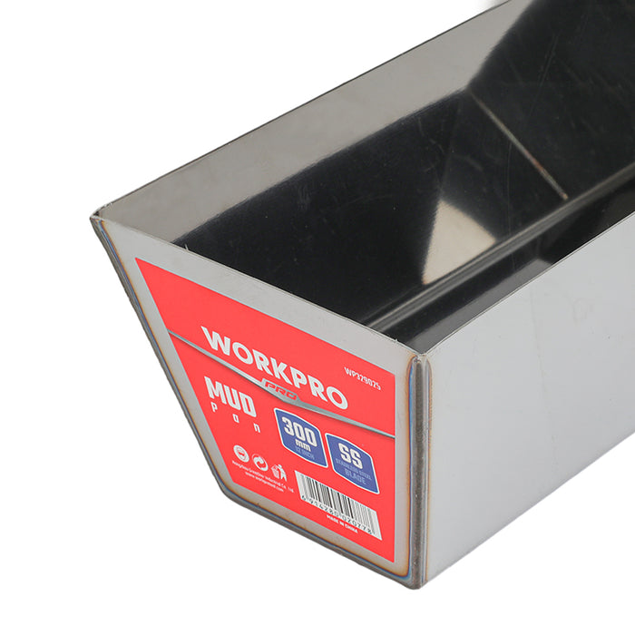 WORKPRO 300MM 12" Stainless Steel Heli-Arc Mud Pan carton of  12