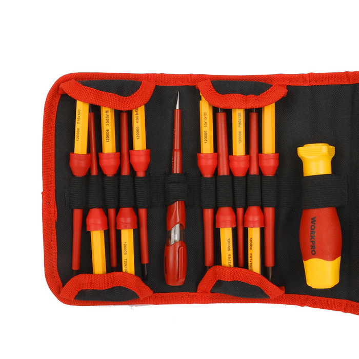 Workpro 12Pc Insulated Changeable Screwdriver Set WP341018