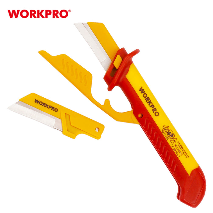 Workpro Insulated Cable Knife(Changeable)58X185mm WP344007