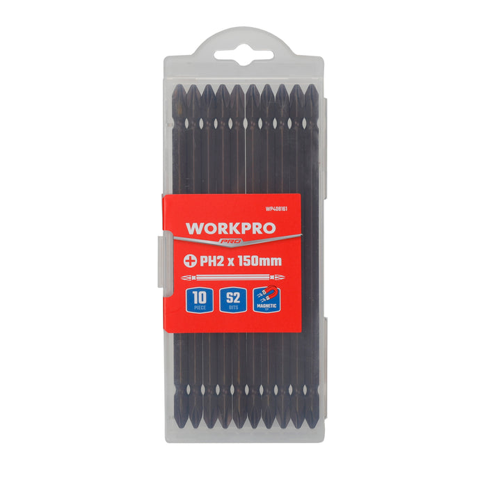 Workpro S2 Screwdriver Bit /Double End Hex- 
150 X Ph2（10Pcs） Wp408161