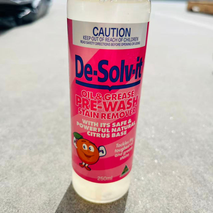 De-Solv-it Pre-Wash Stain Remover 250mL (8 bottles per carton)