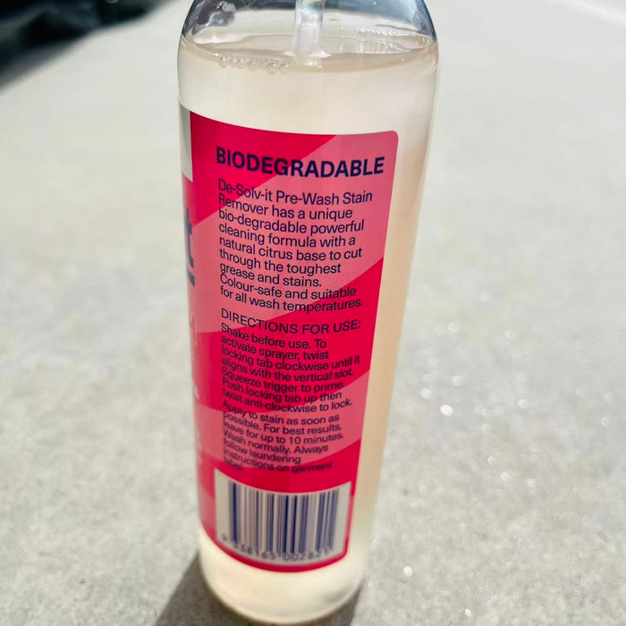 De-Solv-it Pre-Wash Stain Remover 250mL (8 bottles per carton)