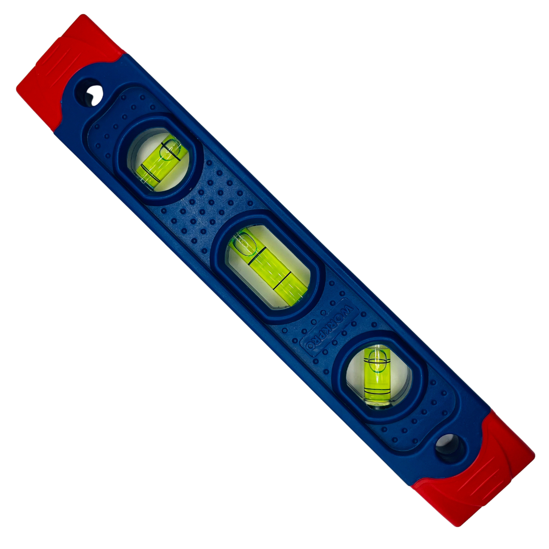 Workpro 9"(225mm) plastic torpedo level — SOCRATES BUILDING SUPPLIES