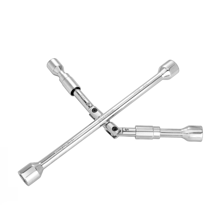 Workpro 360mm(14") Universal Folding Lug Wrench（17mm，19mm，21mm，23mm） Carton of 12