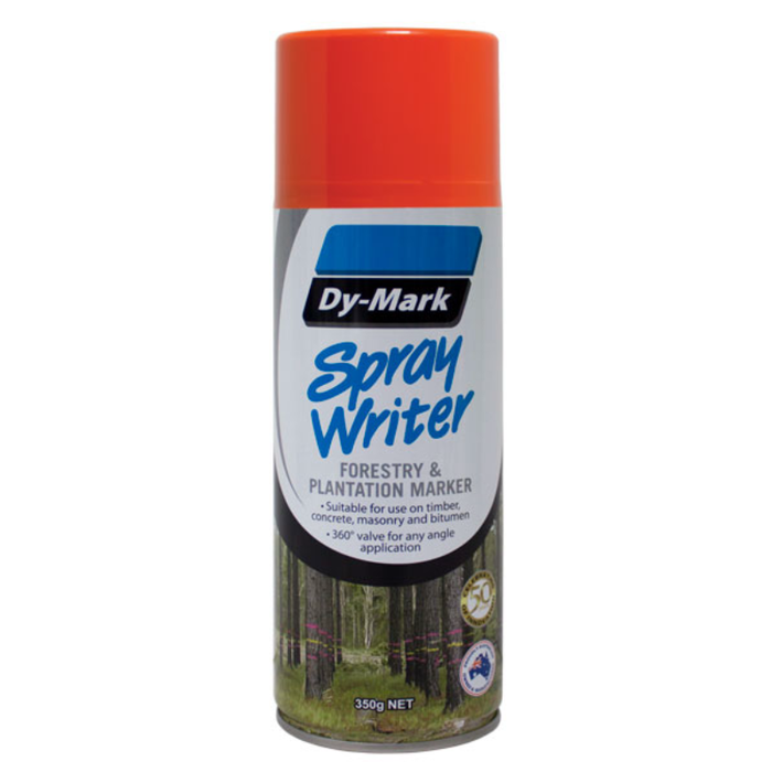 Dy-Mark - Spray Writer 350g Forestry &amp; Plantation Marking Paint (Carton of 12) 🪵🏗️🧱