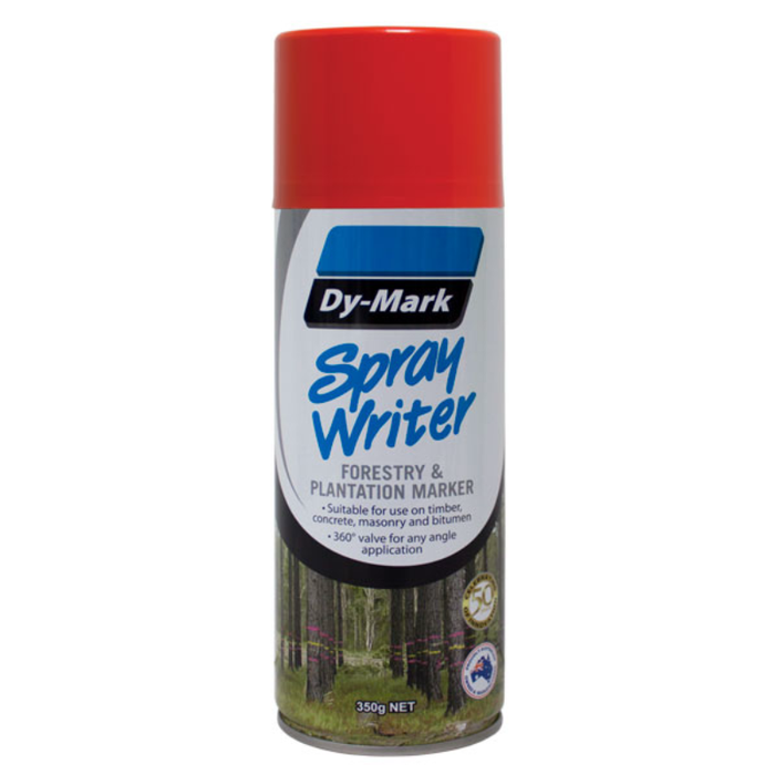 Dy-Mark - Spray Writer 350g Forestry &amp; Plantation Marking Paint (Carton of 12) 🪵🏗️🧱