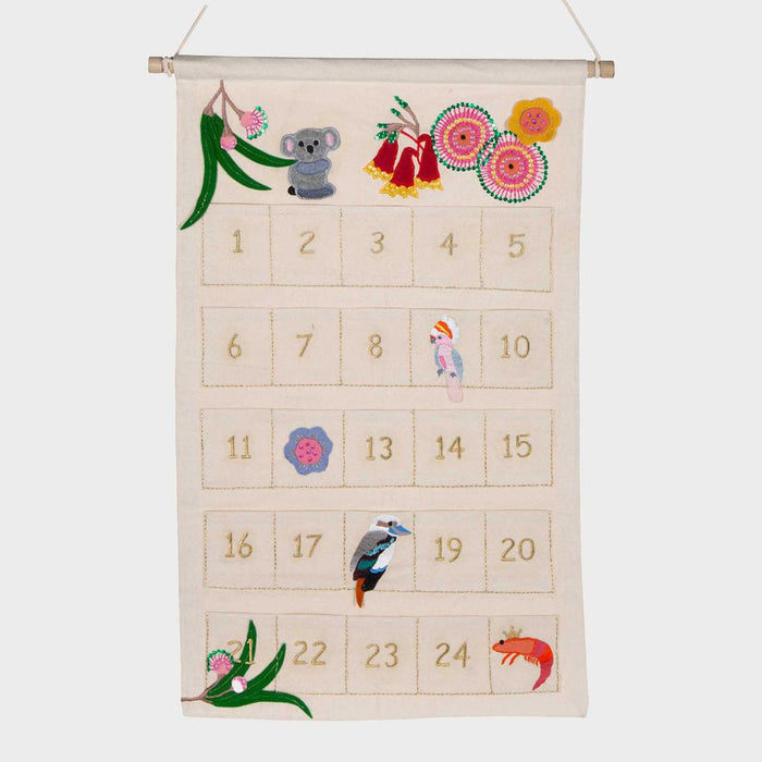 Native Australiana Applique Advent Calendar
