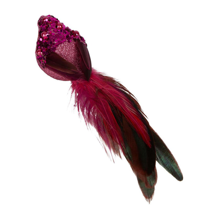 Armand Clip on Bird Decoration Pink 3 pcs