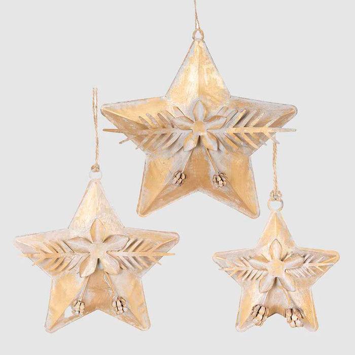 Tiff Gilt Stars Antique Gold