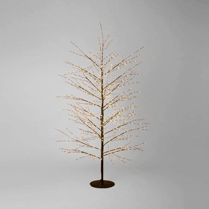 Black Forest Light Up Tree with 1300 Lights 180cm