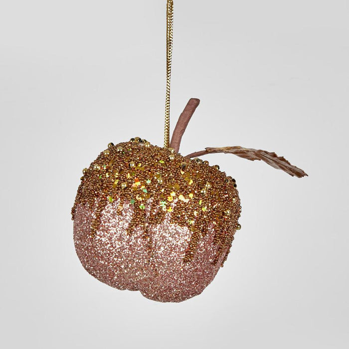 Deluxe Gilt Apple Ornament 3 pcs