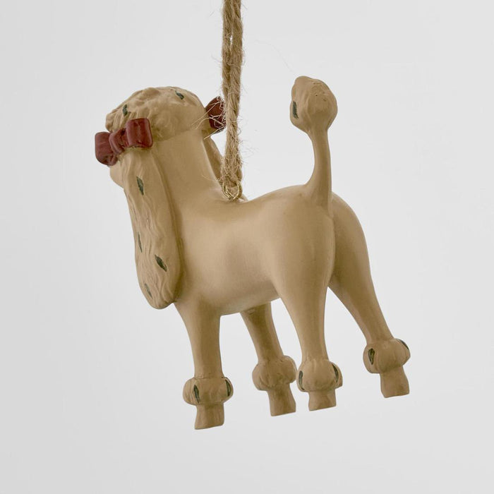 Lady Hanging Dog Ornament 3 pcs