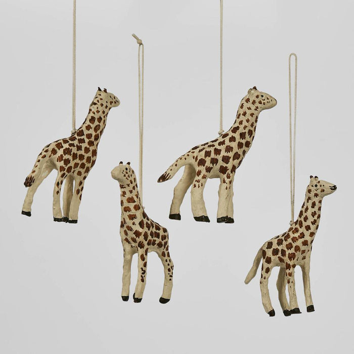 Mache Giraffe Hanging Ornament (