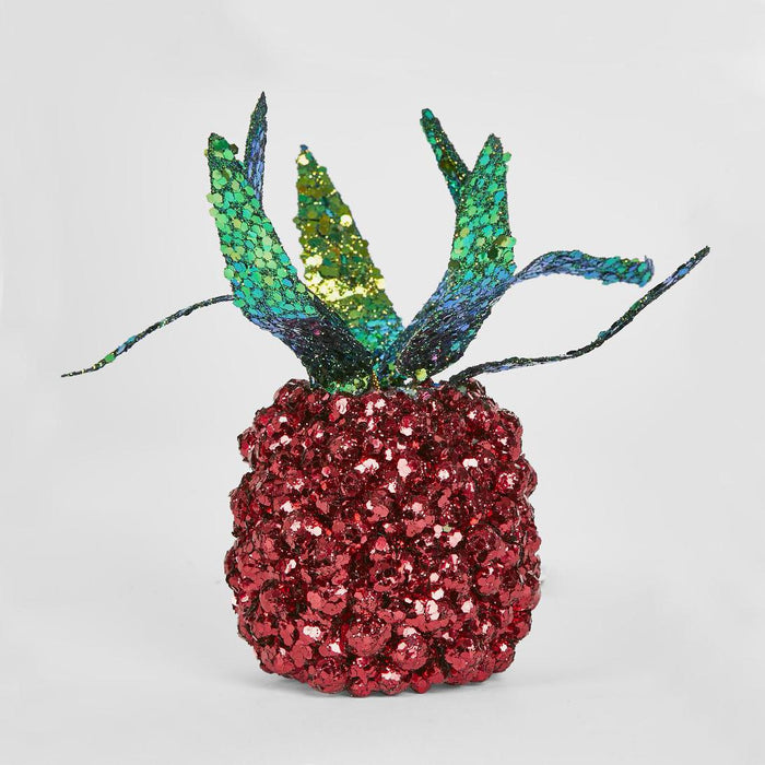 Shimmer Hanging Pineapple Red 6 pcs