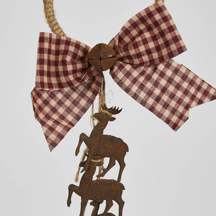 Canter Rusty Hanging Deer 6 pcs