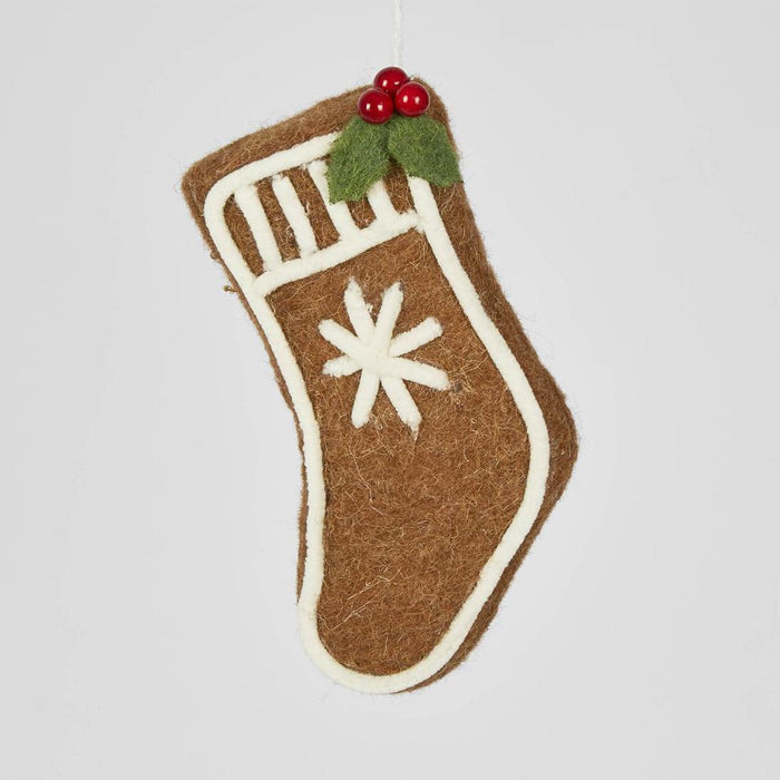 Holly Gingerbread Stocking 6 pcs