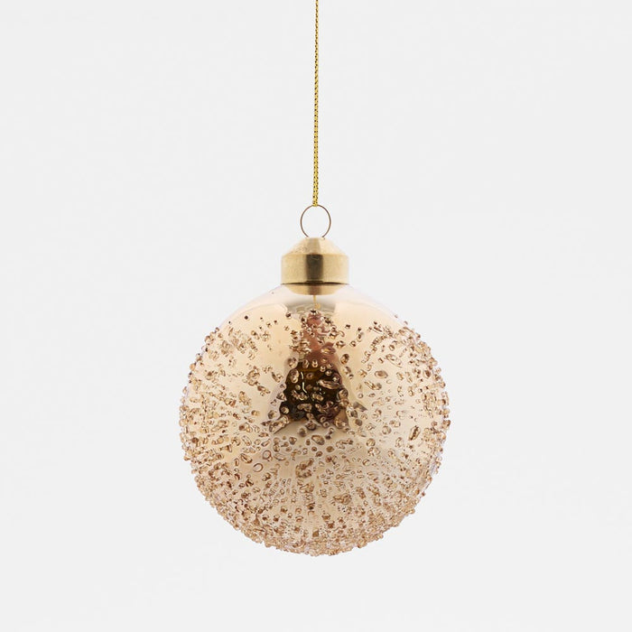 Golden Gilded Bauble set of 6
