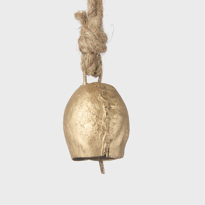 Mini Brass Cow Bell Decoration set of 12