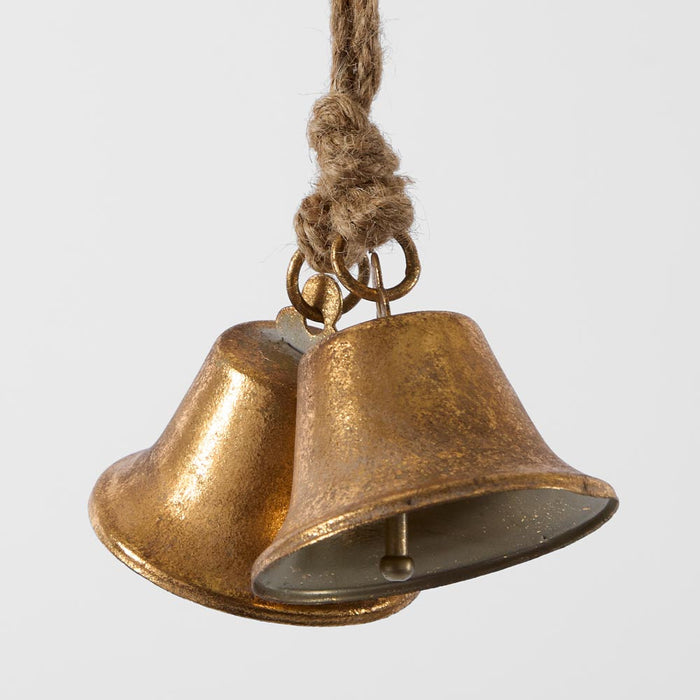 Antique Gold Bell Cluster set of 6