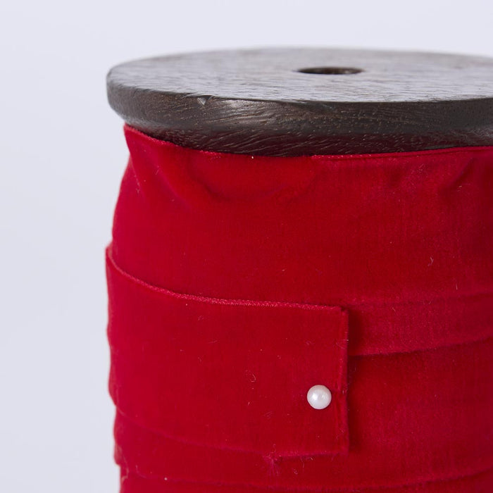 Velvet Ribbon Red 25mm x 10m