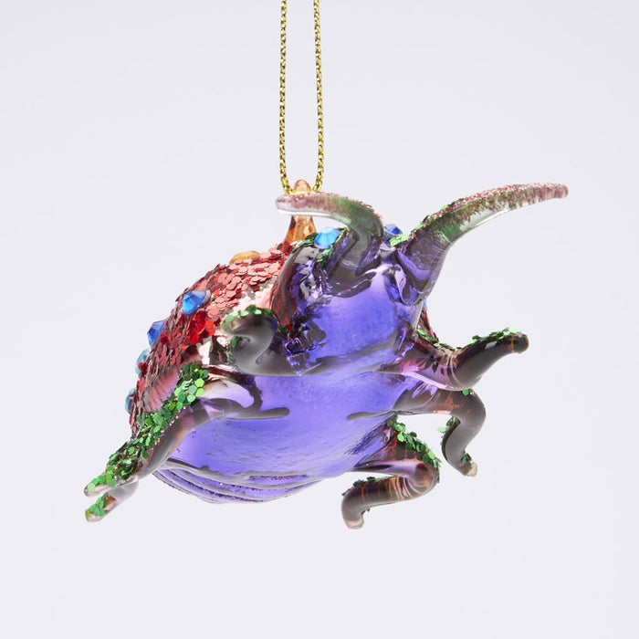 Majestic Sunset Beetle Decoration