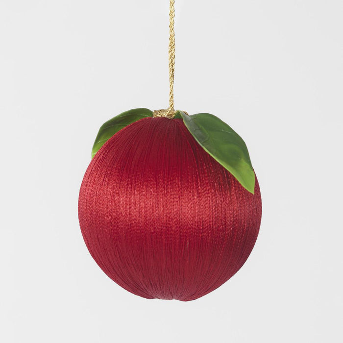 Silk Fruit Bauble Red 2 pcs