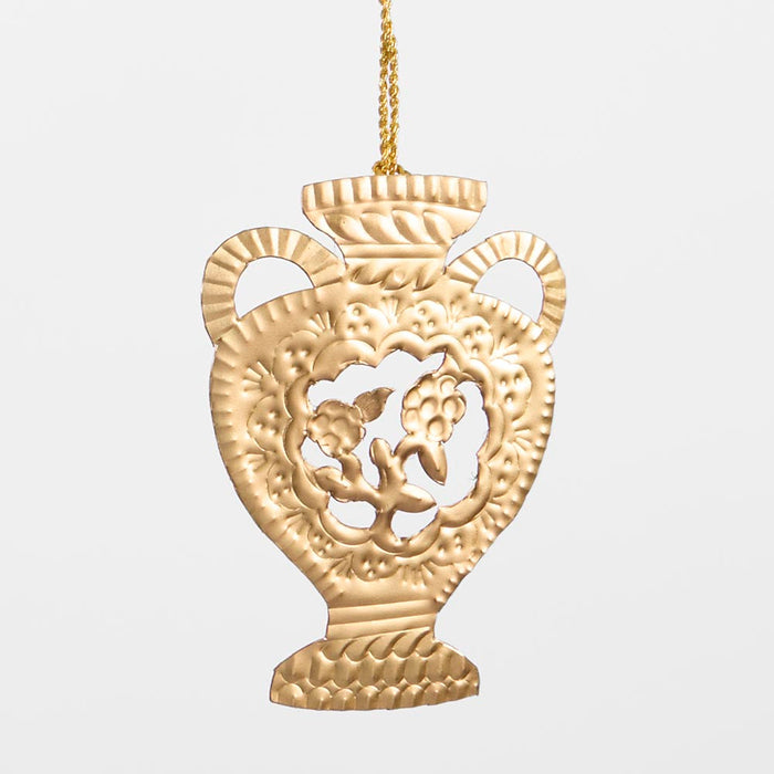 Gilt Urn Hanging Decoration 3 pcs