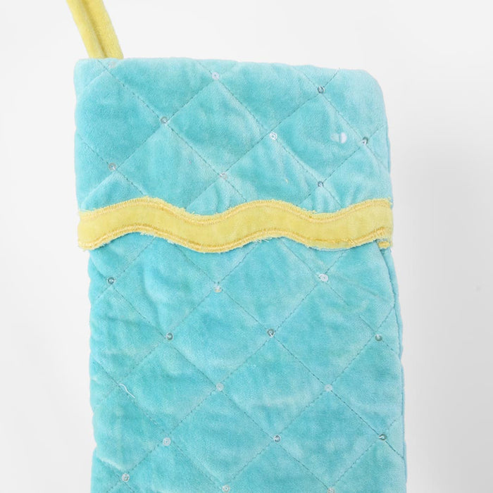 La Dolce Vita Aqua & Yellow Stocking