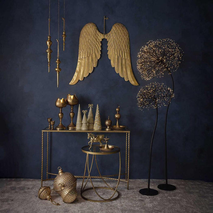 Pod Golden Candle Stand Small