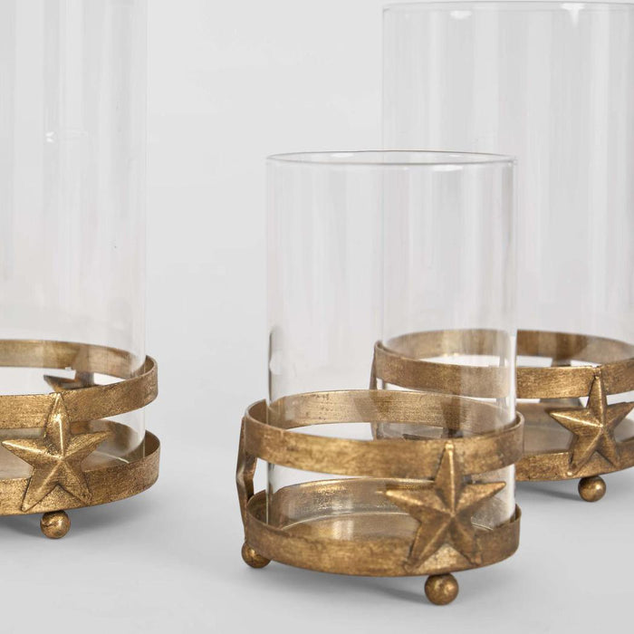 Golden Star Candle Stands