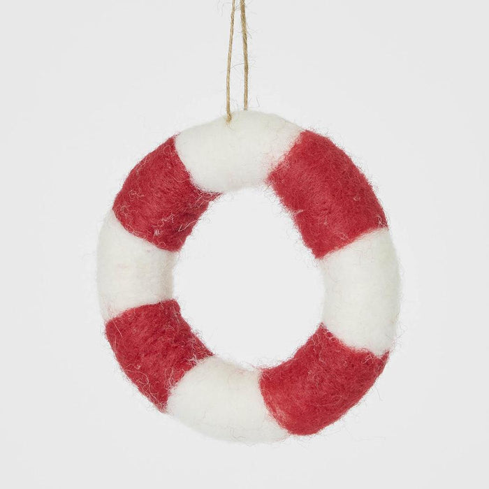 Buoy Hanging Tree Decoration Red 12 pcs