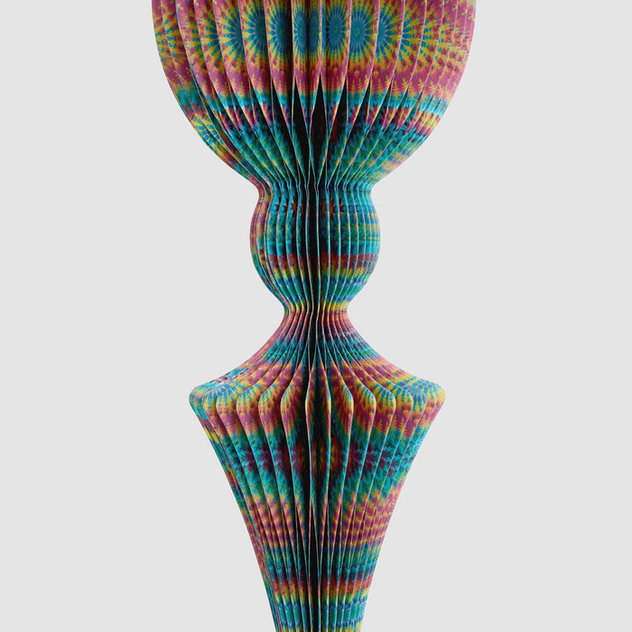 Paper Jousting Finial Decoration Multi Colour