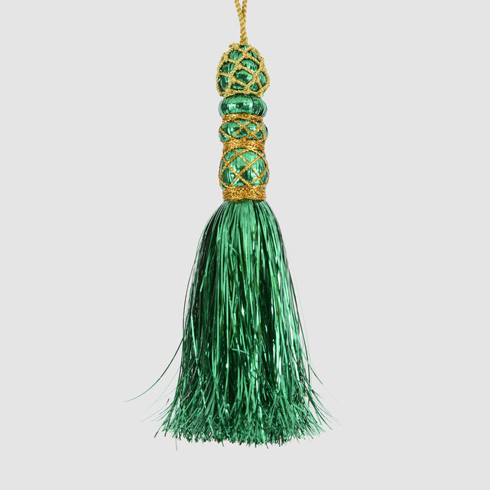 Tinseltown Tassel Decoration Green 3 pcs