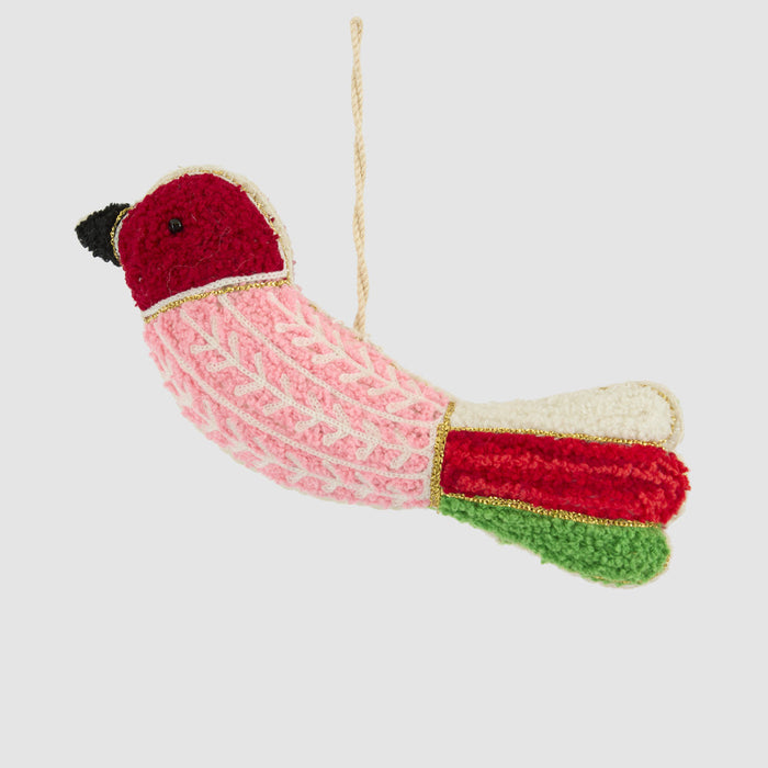Menara Embroidered Bird Decoration