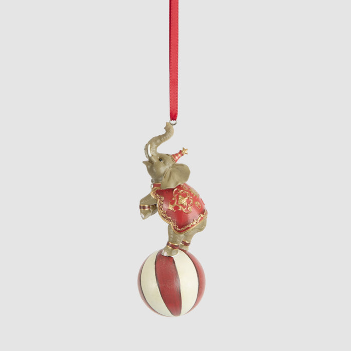 Stardust Circus Elephant on Ball Decoration