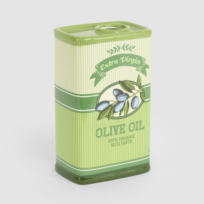 Ciao Bella Retro Olive Oil Ceramic Vase Green