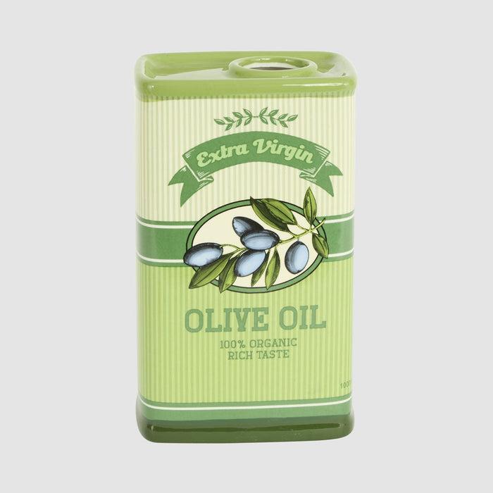 Ciao Bella Retro Olive Oil Ceramic Vase Green