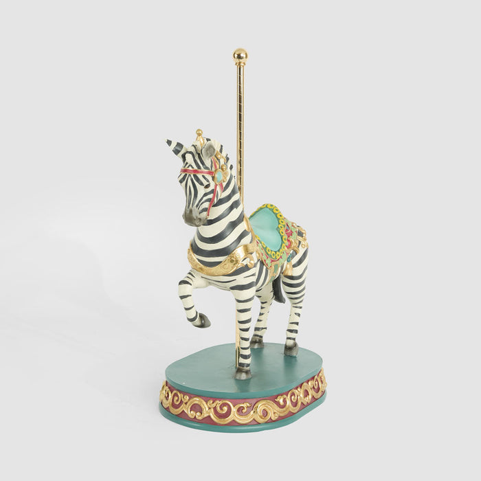 Heirloom Carousel Zebra Decor