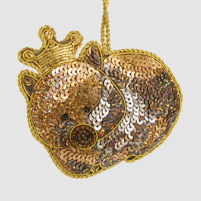 Warren The Wombat Sequin Decoration