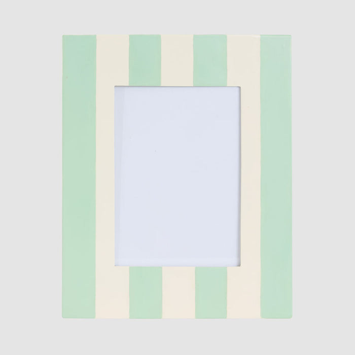 Ciao Bella Photo Frame Green & White