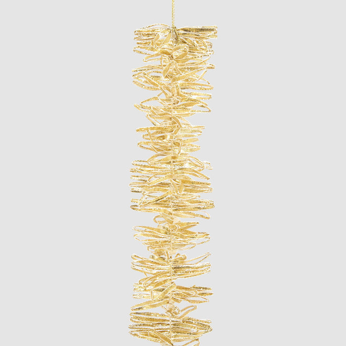 Golden Ribbon Tinsel Garland