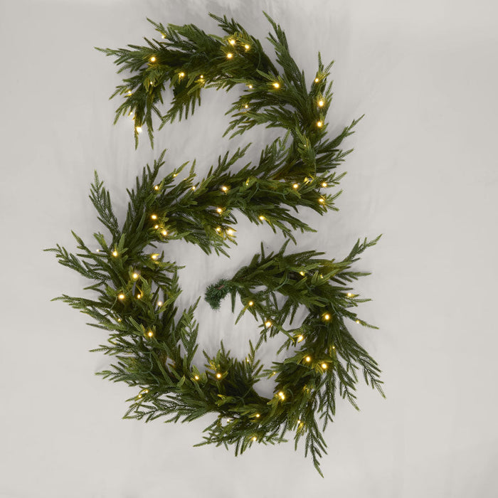 Soft-Touch Light Up Garland 270cm