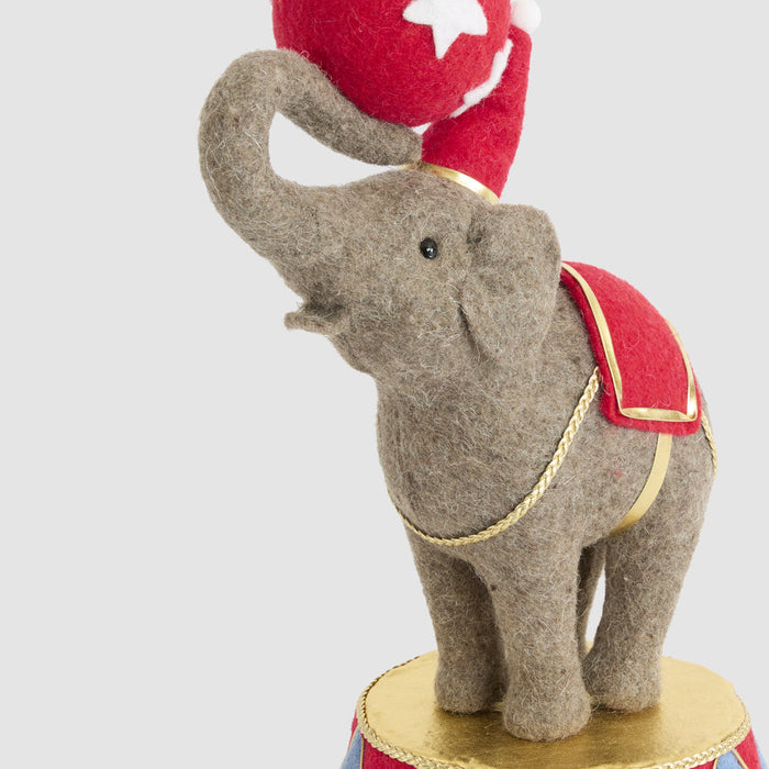 Carnival Balancing Elephant on Stand