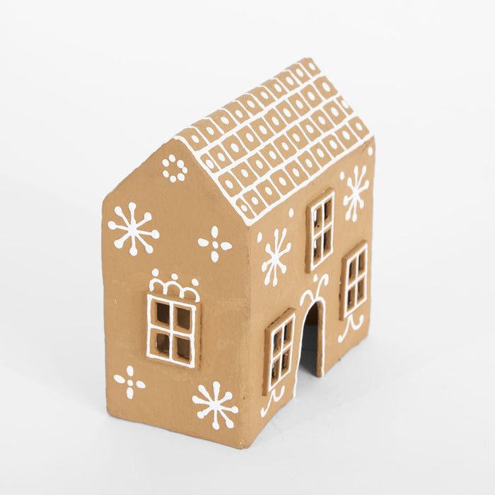 Mache Decorative Gingerbread House