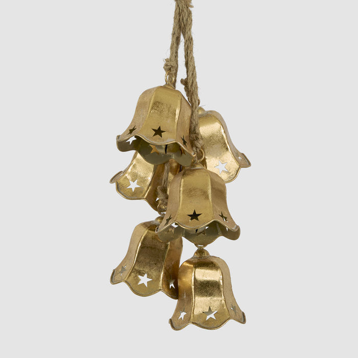 Golden Bloom Hanging Bell Bunch