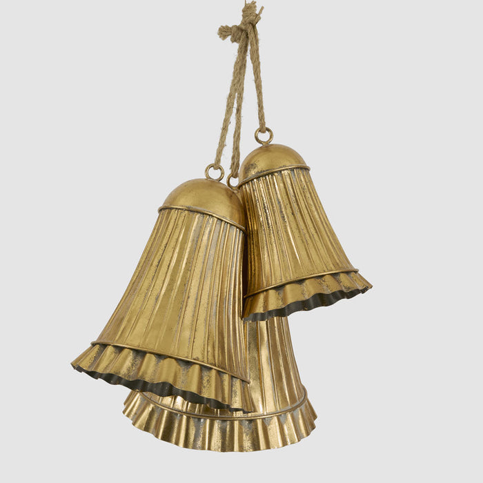 Golden Pleated Bells