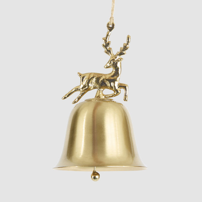 Reindeer Bell Tree Decoration 2 pcs