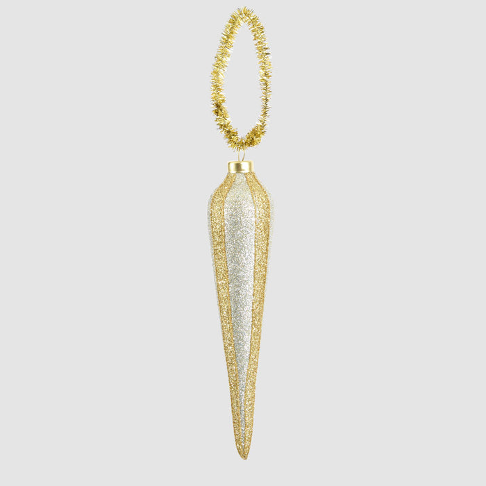 Vintage Stripe Finial Gold & Silver