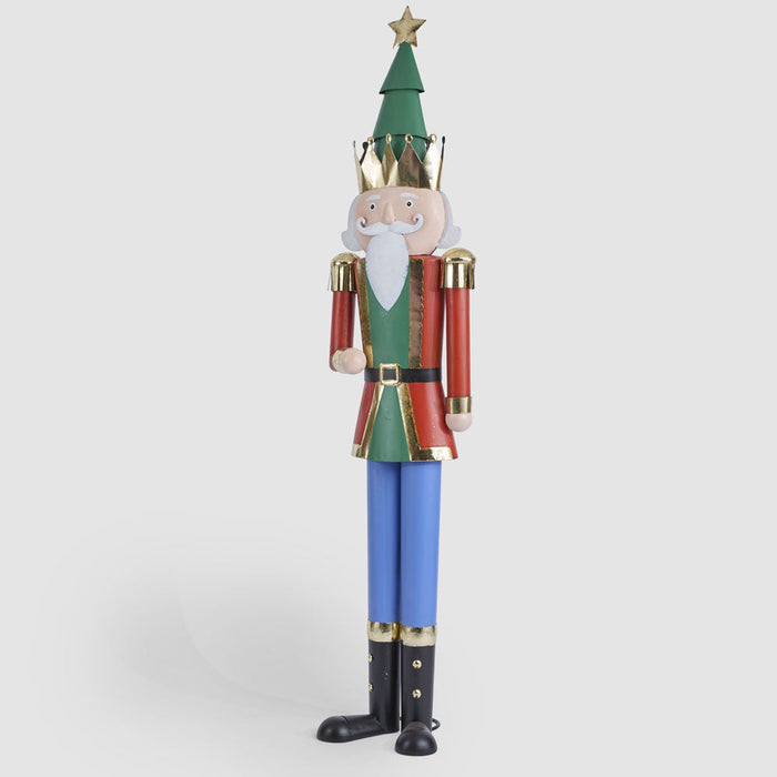 Antique Regal Nutcracker w. Festive Tree Crown